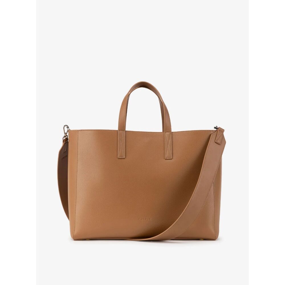 Calpak Haven 16" Laptop Tote Bag in Toffee GUC